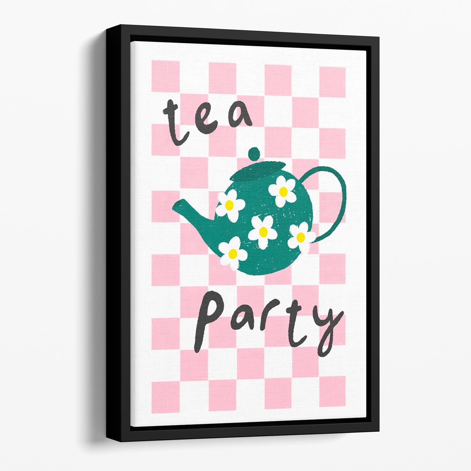 Tea Party Floating Framed Canvas - Canvas Art Rocks - 1