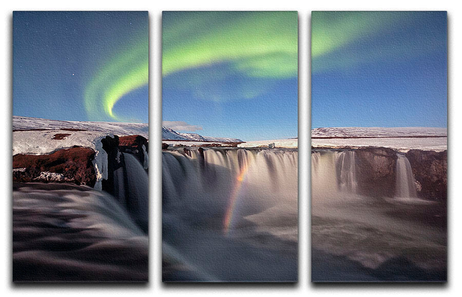 The Astonishing 3 Split Panel Canvas Print - Canvas Art Rocks - 1