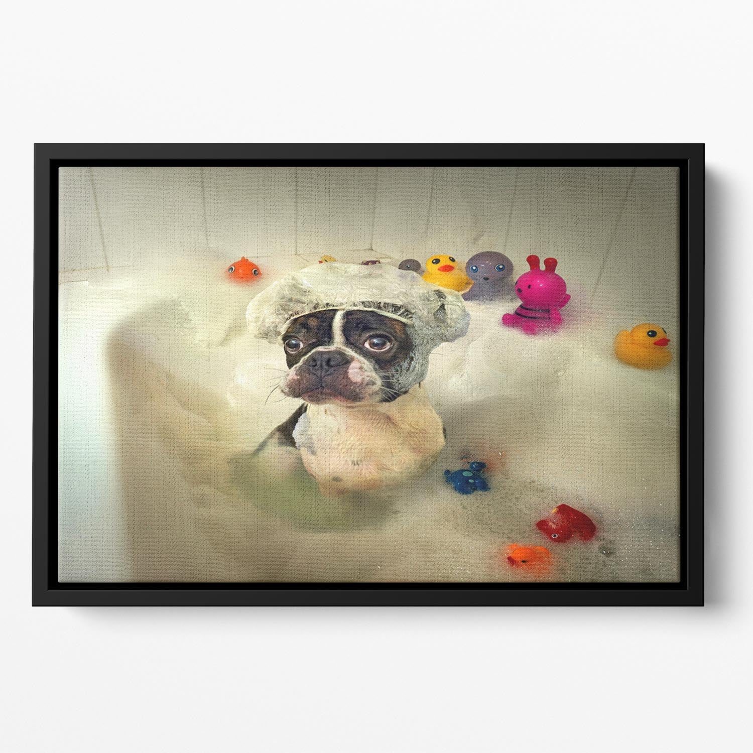 The Bath Floating Framed Canvas - 1x - 2