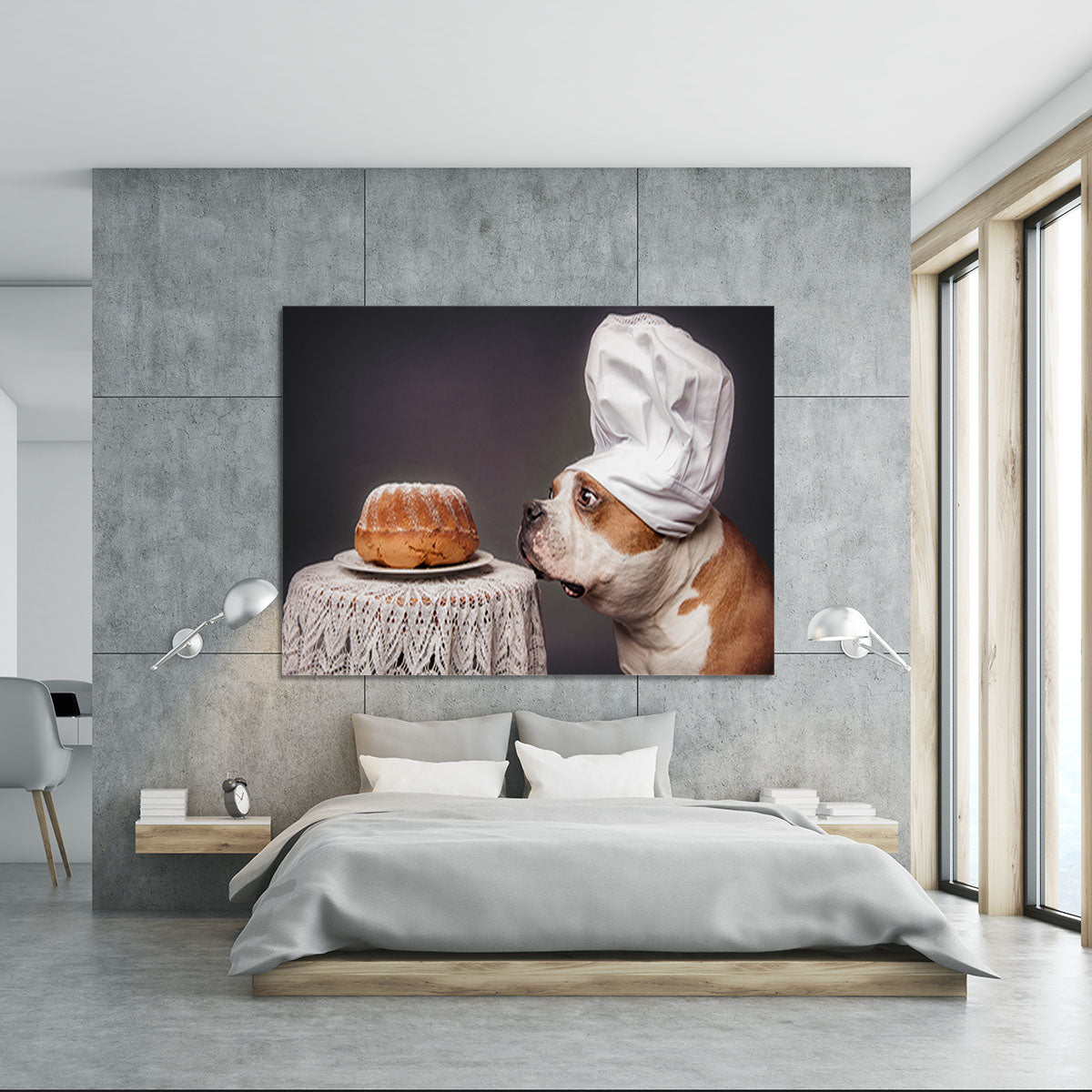 The Confectioner and his masterpiece Canvas Print or Poster - 1x - 5