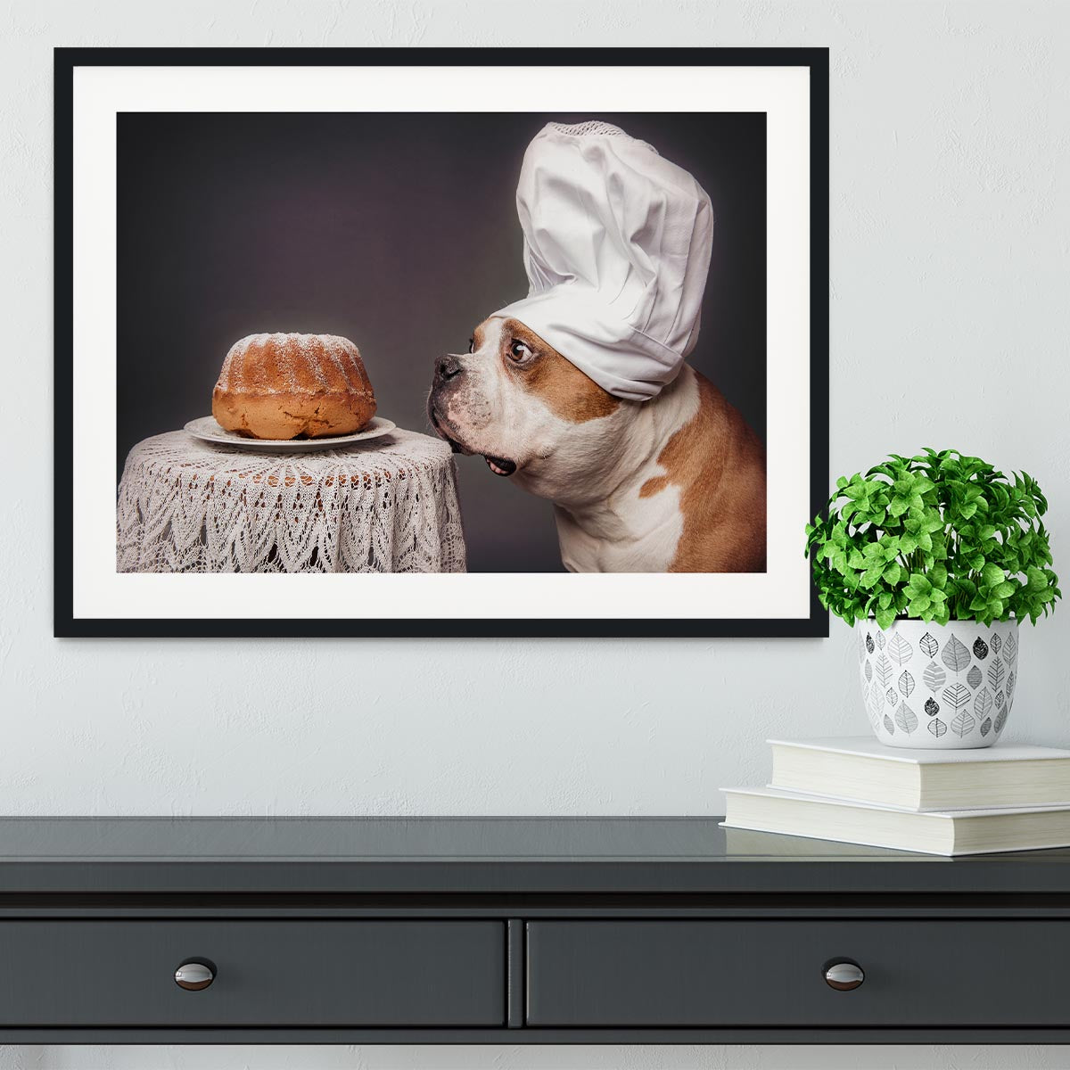 The Confectioner and his masterpiece Framed Print - 1x - 1