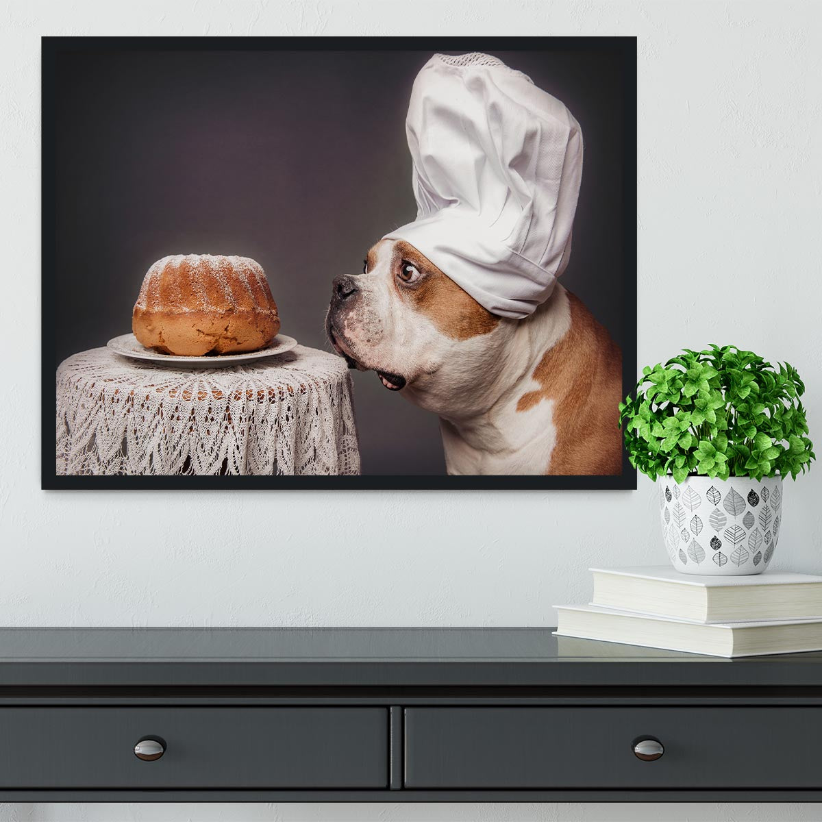 The Confectioner and his masterpiece Framed Print - 1x - 2