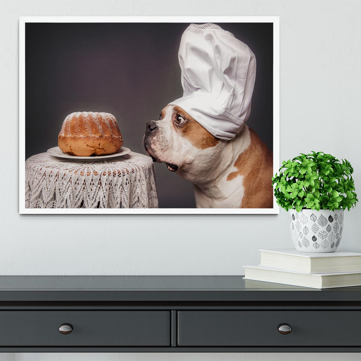 The Confectioner and his masterpiece Framed Print - 1x -6