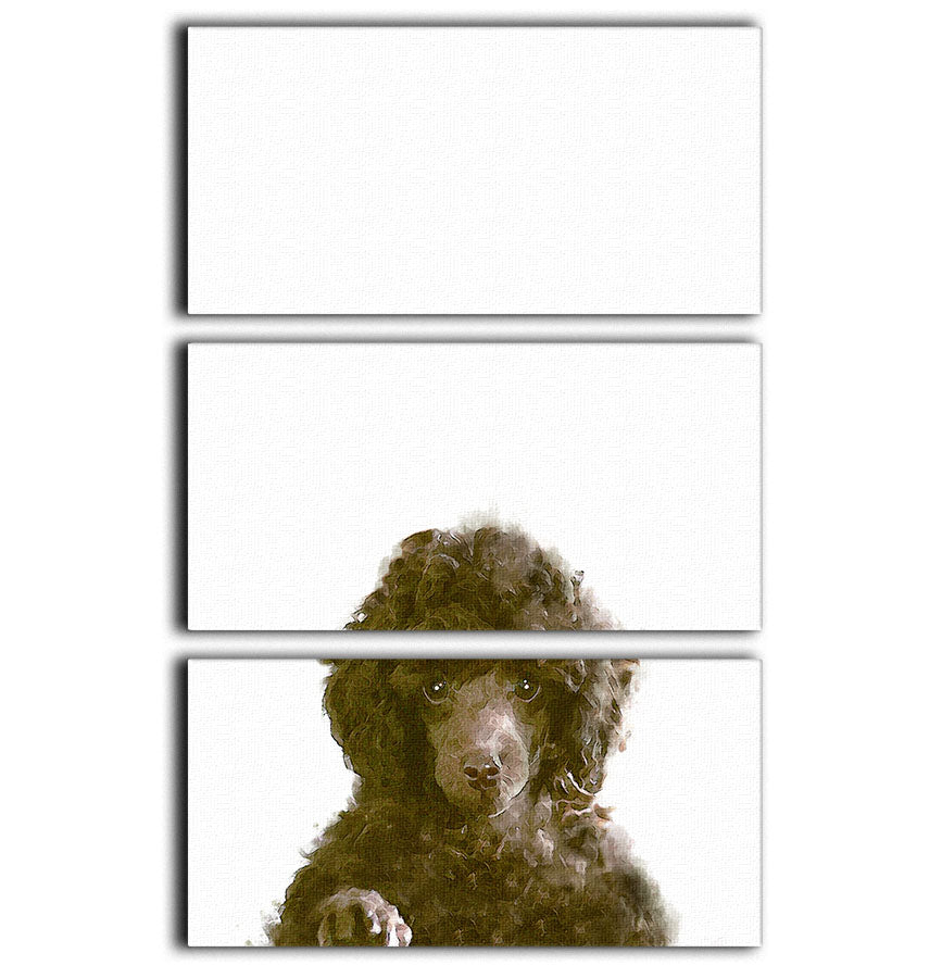 The Dog 3 Split Panel Canvas Print - 1x - 1