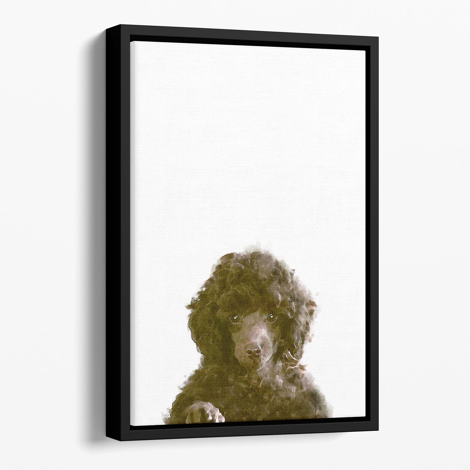 The Dog Floating Framed Canvas - 1x - 1