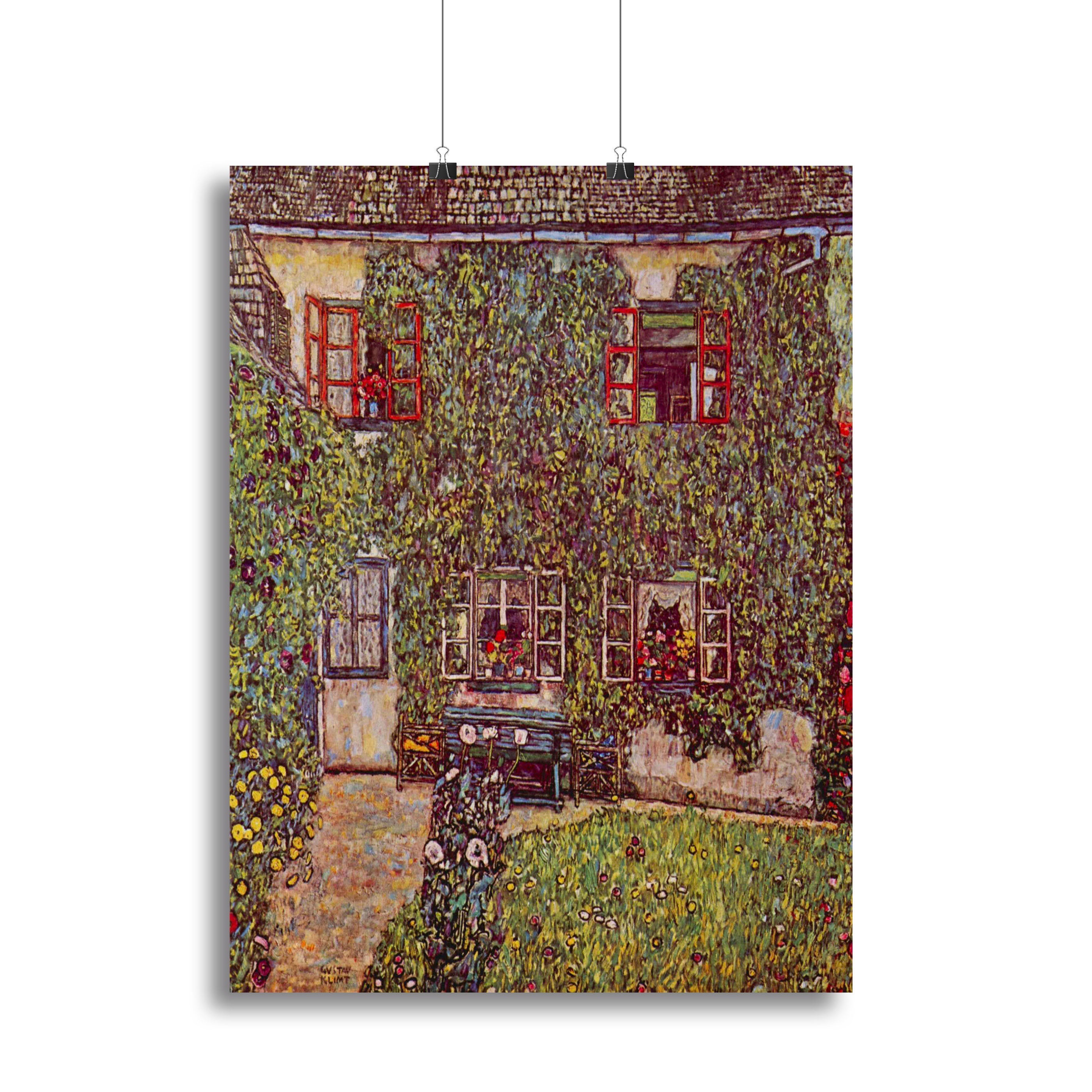 The House of Guard by Klimt Poster - Unframed