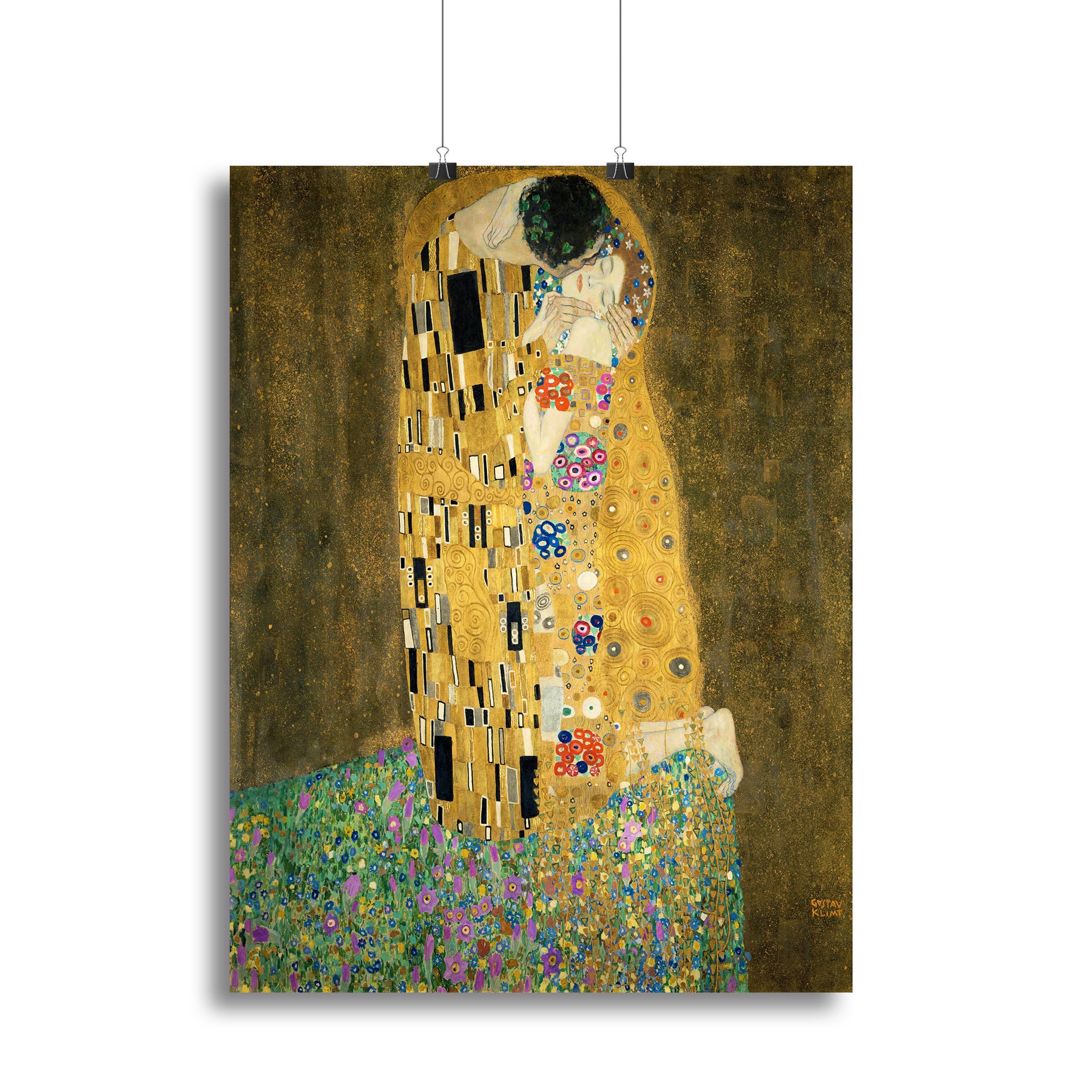 The Kiss by Klimt 2 Poster - Unframed