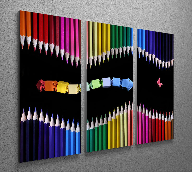 The Snake Game 3 Split Panel Canvas Print - 1x - 2