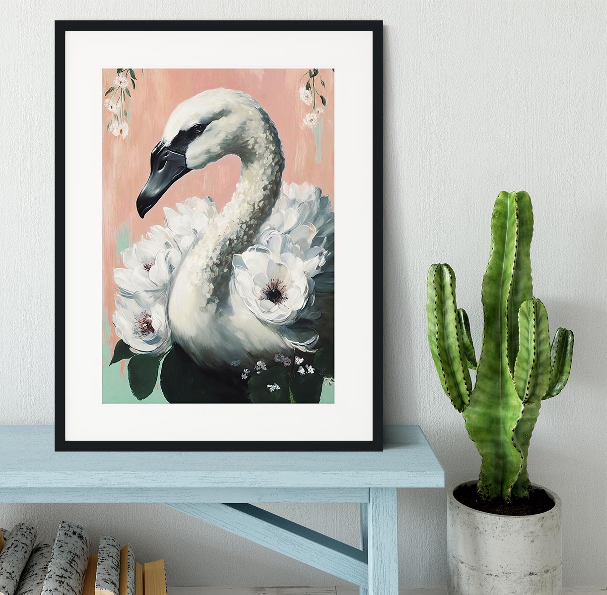 The Swan Framed Print - 1x - 1