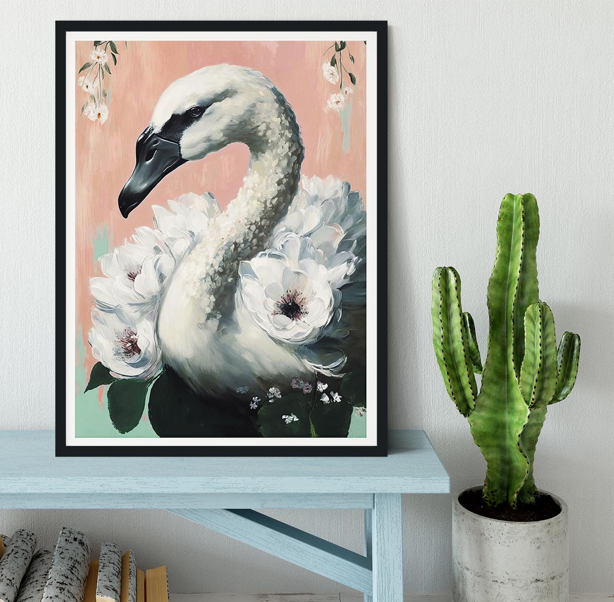 The Swan Framed Print - 1x - 2