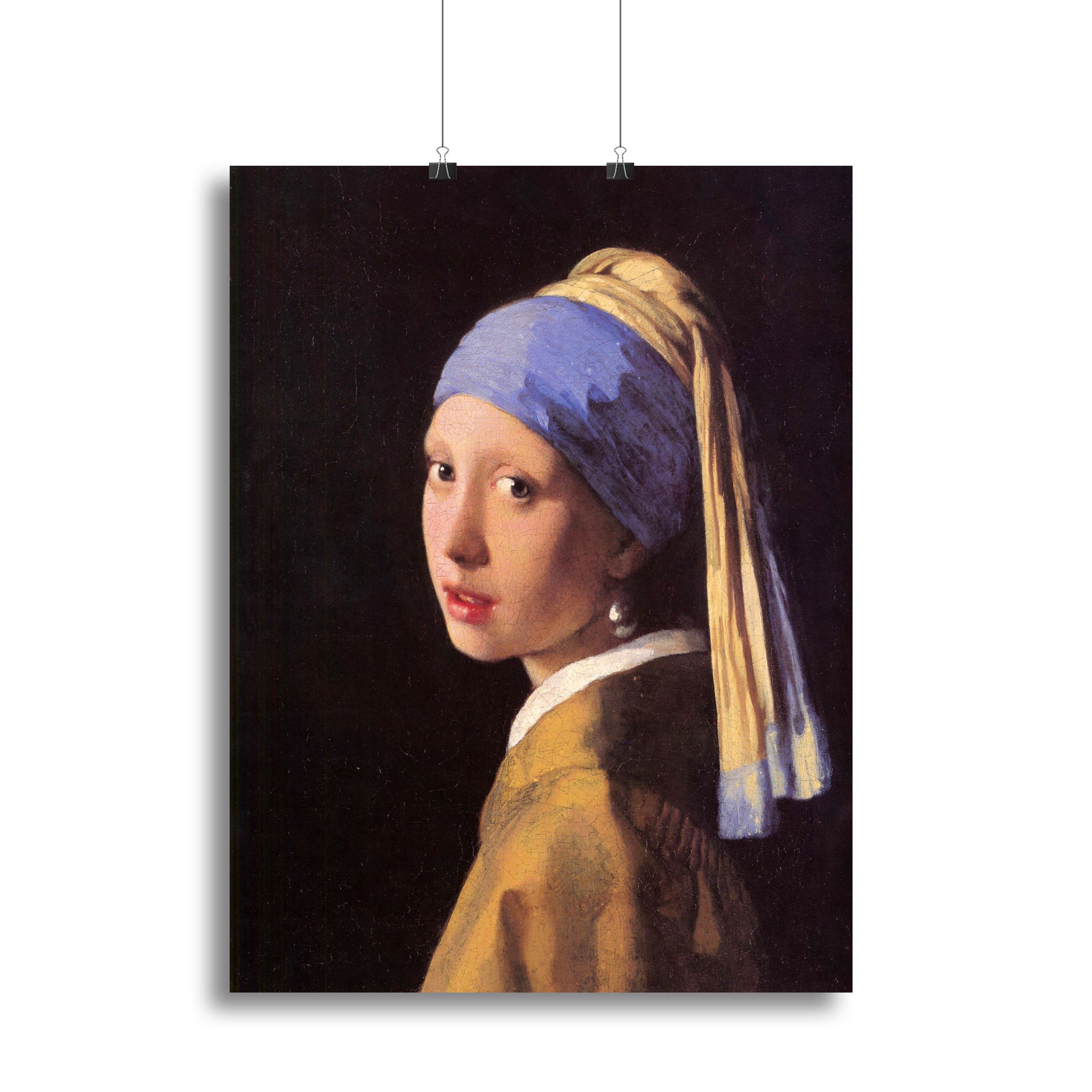 The girl with the pearl earring by Vermeer Poster - Unframed