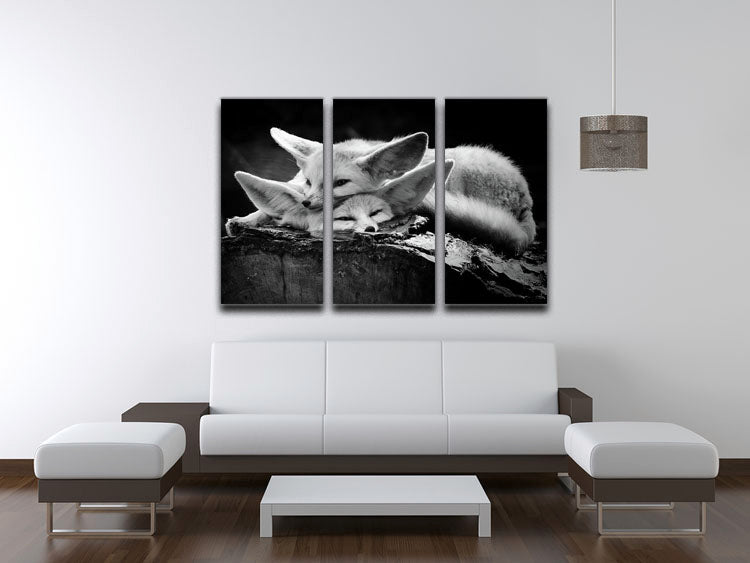 The happy couple 3 Split Panel Canvas Print - 1x - 3