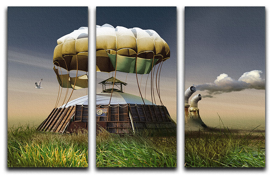 The home 3 Split Panel Canvas Print - 1x - 1