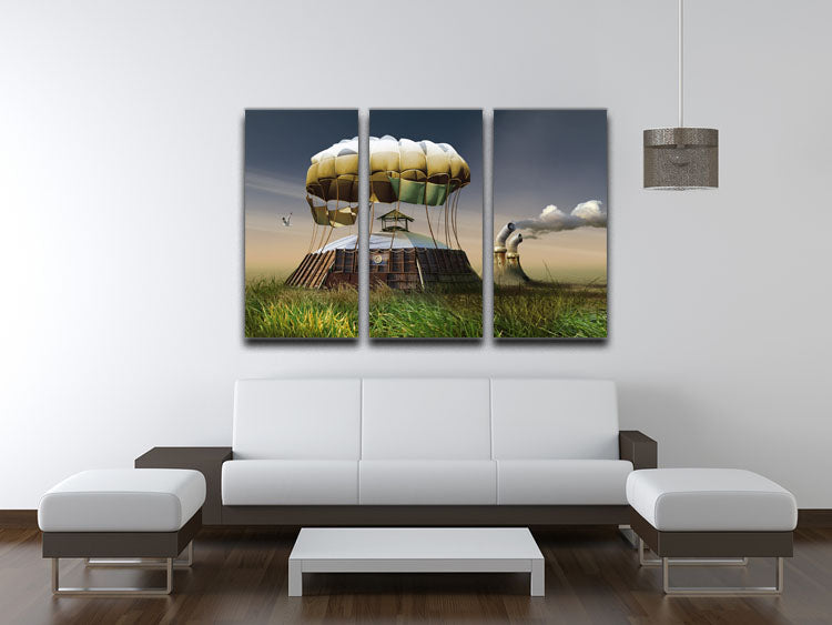 The home 3 Split Panel Canvas Print - 1x - 3