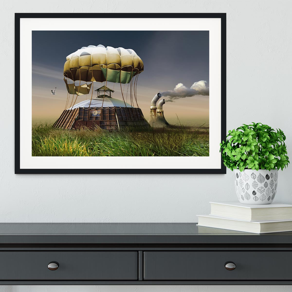 The home Framed Print - 1x - 1