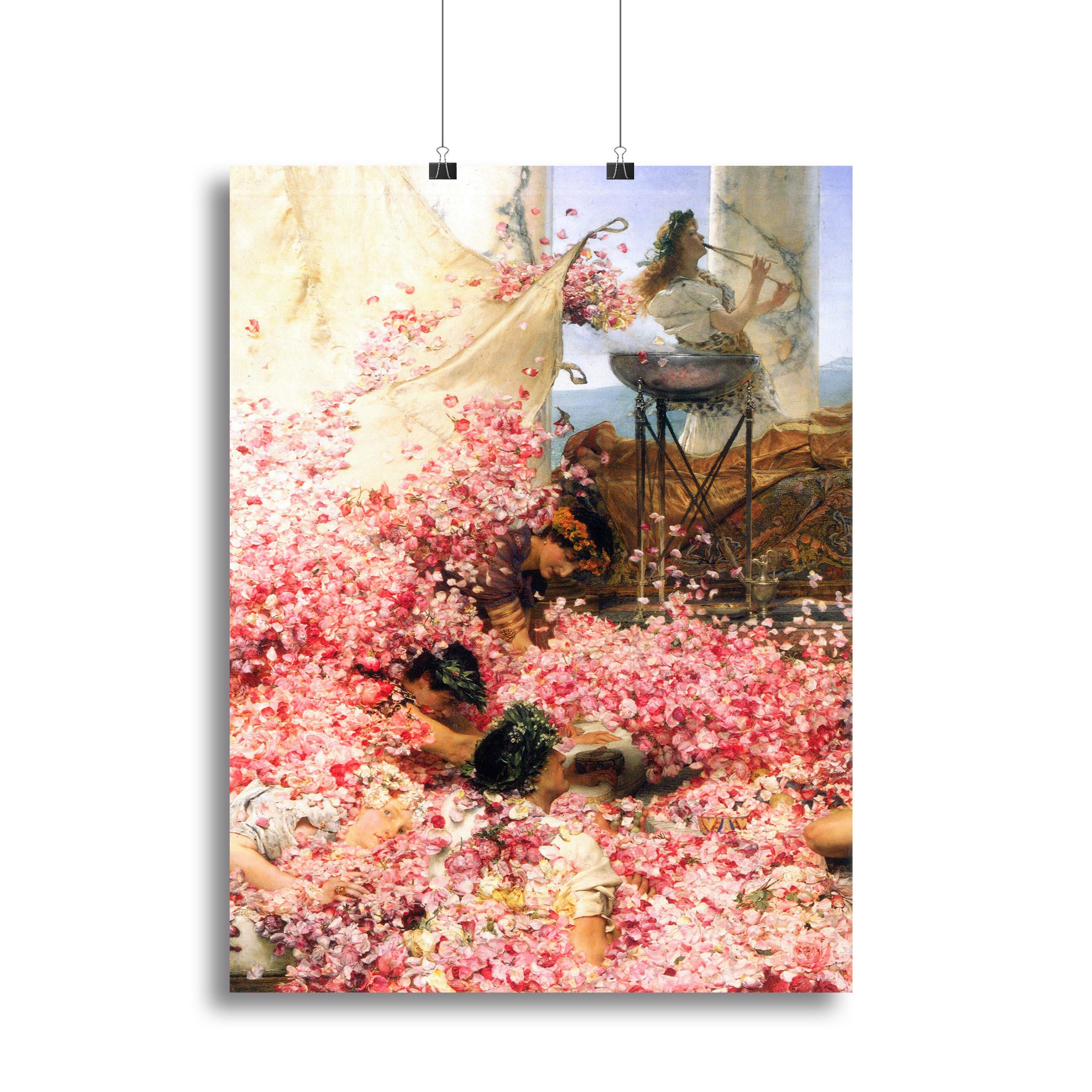 The roses of Heliogabalus detail by Alma Tadema Poster - Unframed