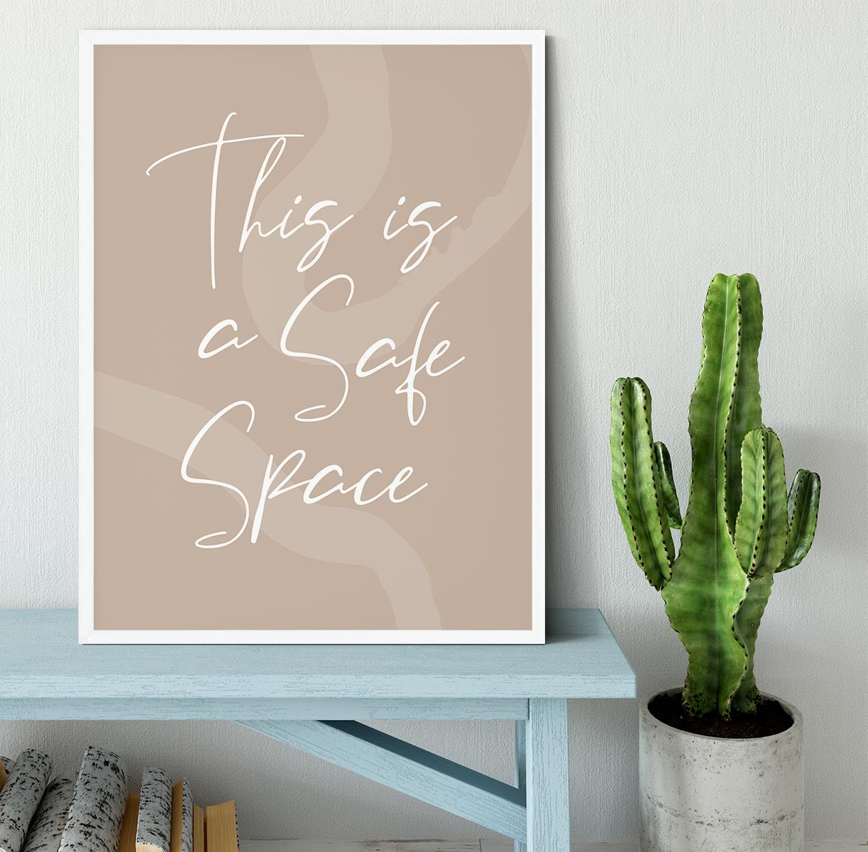 This Is a Safe Space Framed Print - Canvas Art Rocks -6