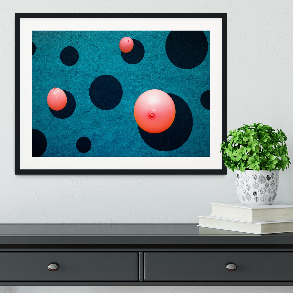 Three balloons Framed Print - 1x - 1