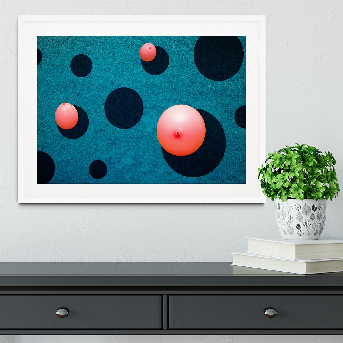 Three balloons Framed Print - 1x - 5