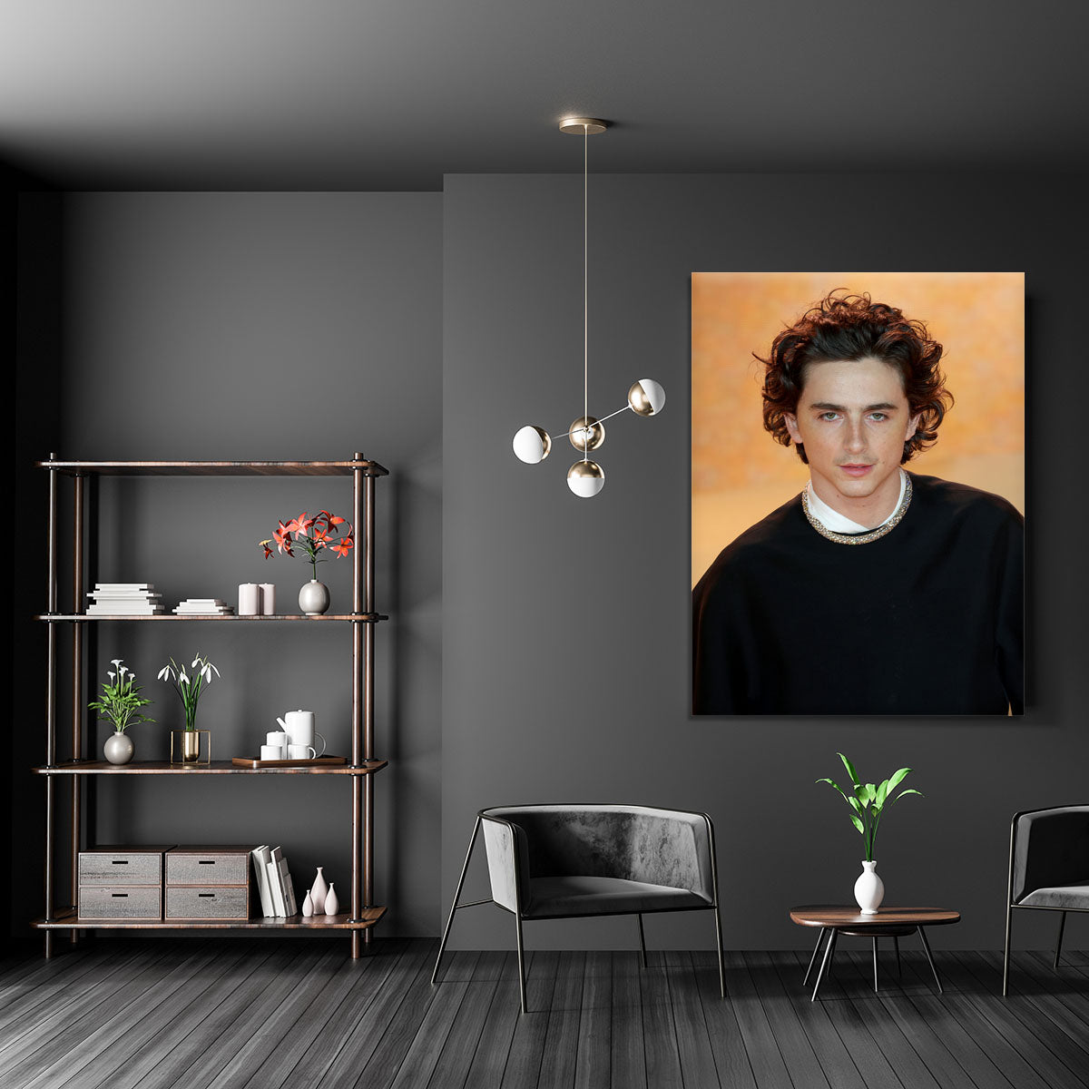 Timothee Chalamet at the premiere of Dune part two Canvas Print or Poster - Canvas Art Rocks - 5