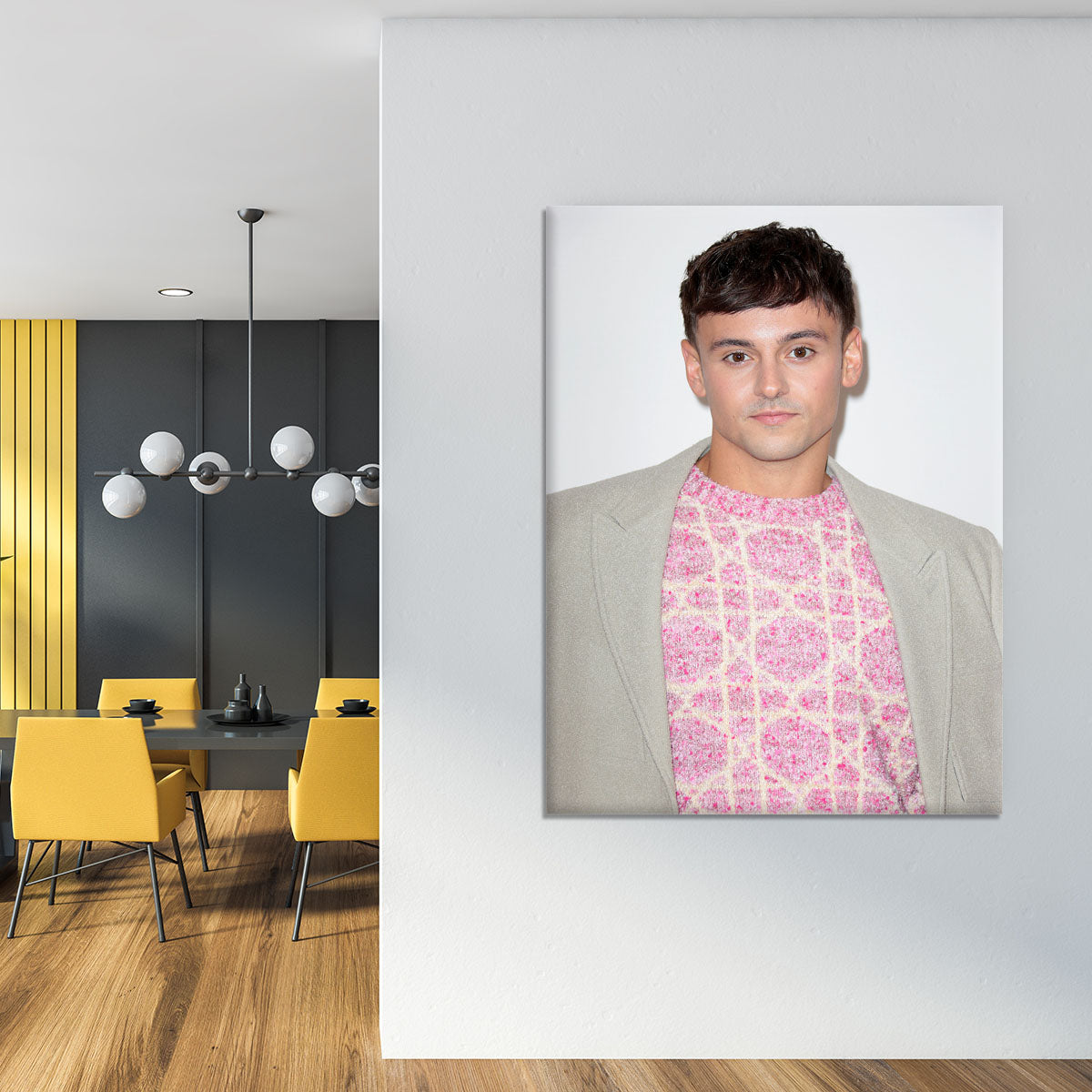 Tom Daley at GQ Men of the Year awards Canvas Print or Poster - Canvas Art Rocks - 4