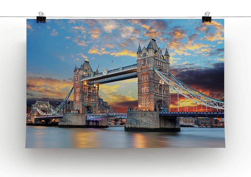 Tower Bridge Poster - Unframed