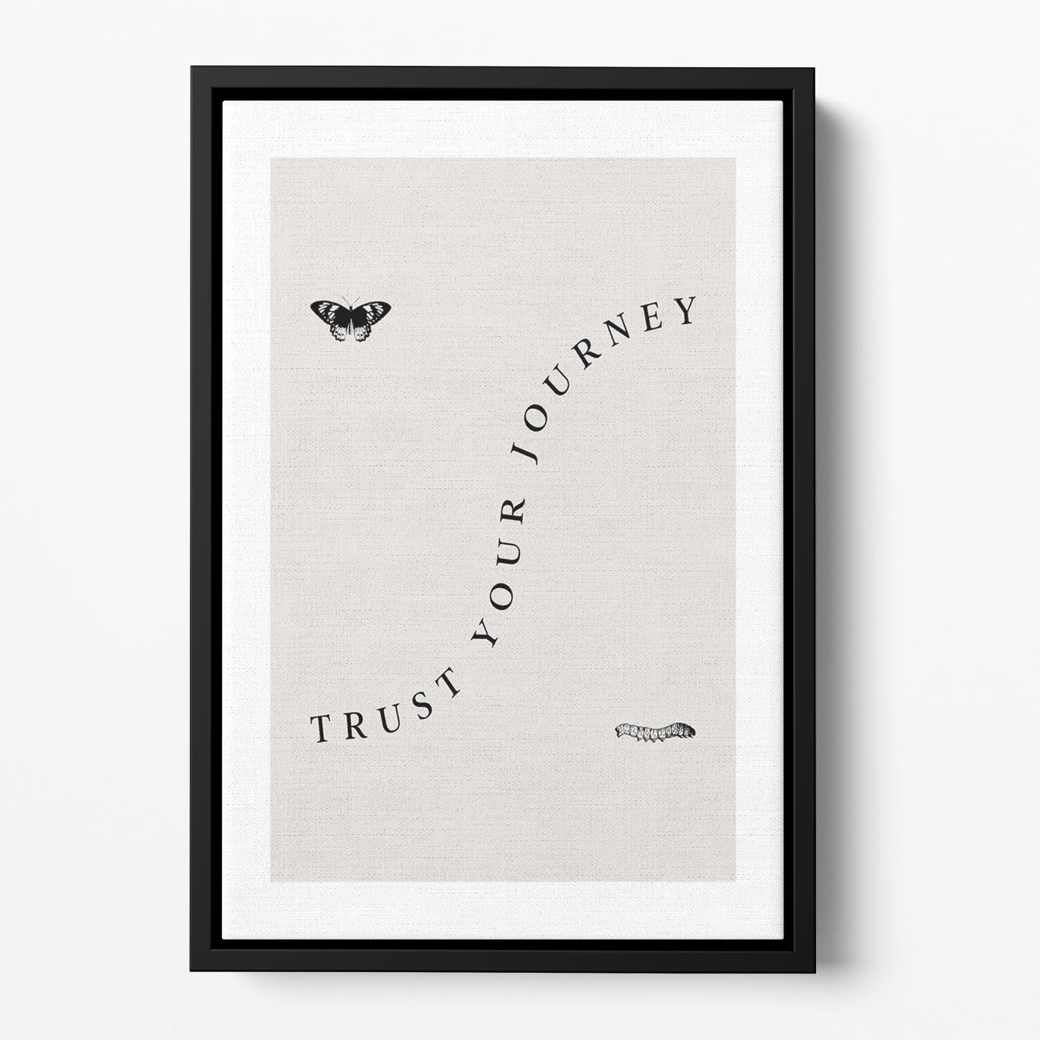 Trust Your Journey Floating Framed Canvas - Canvas Art Rocks - 2