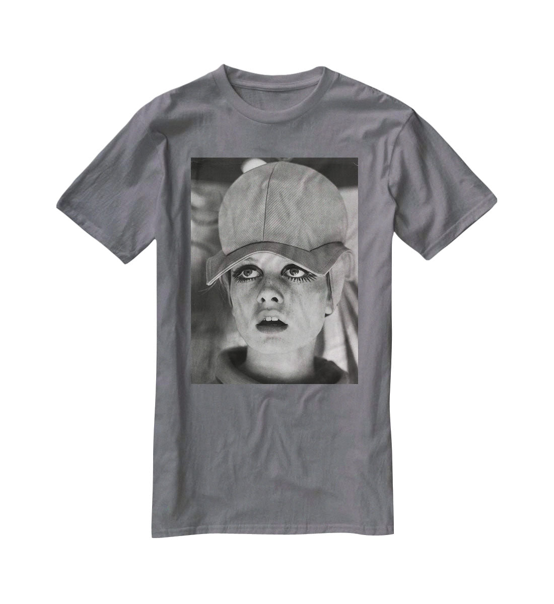 Twiggy in 1966 T-Shirt - Canvas Art Rocks - 3