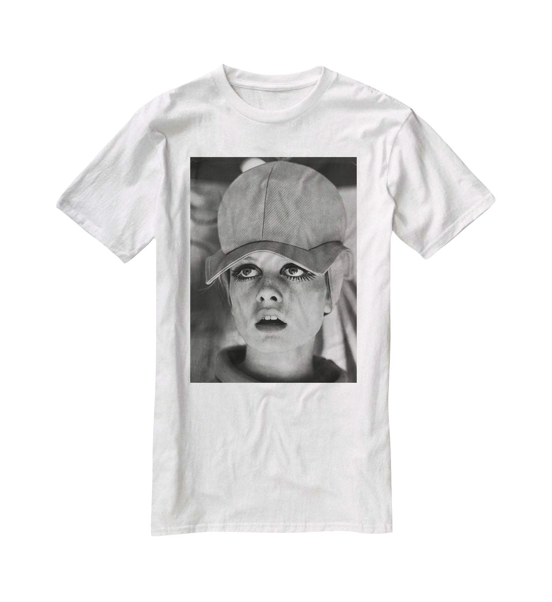 Twiggy in 1966 T-Shirt - Canvas Art Rocks - 5