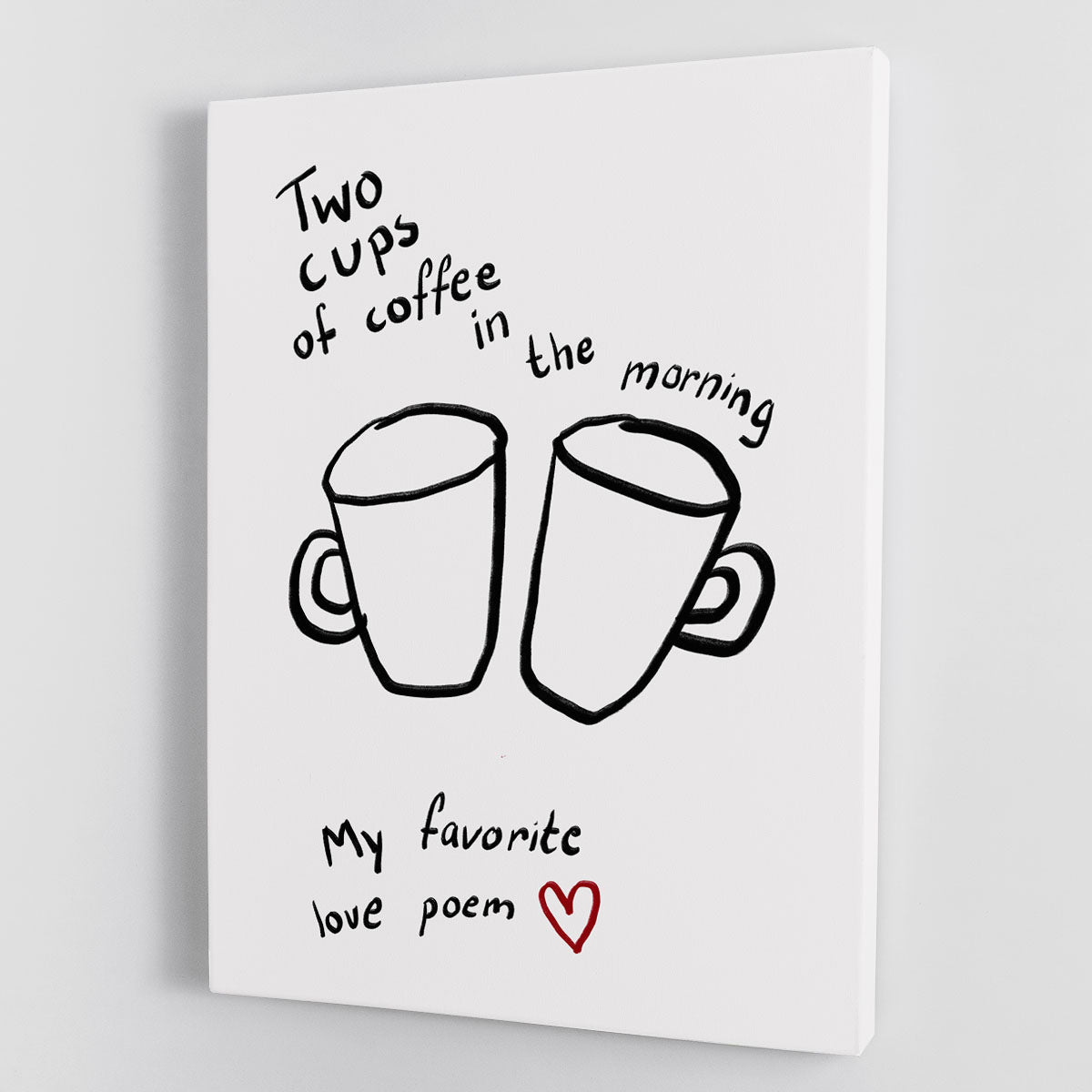 Two Cups Canvas Print or Poster - Canvas Art Rocks - 1