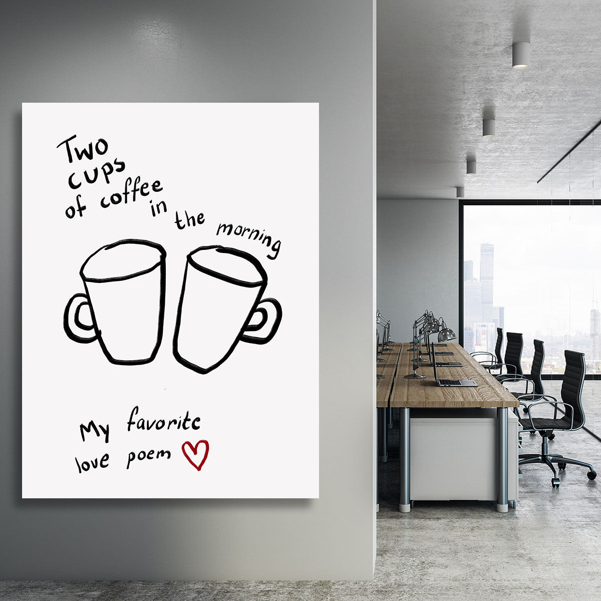 Two Cups Canvas Print or Poster - Canvas Art Rocks - 3