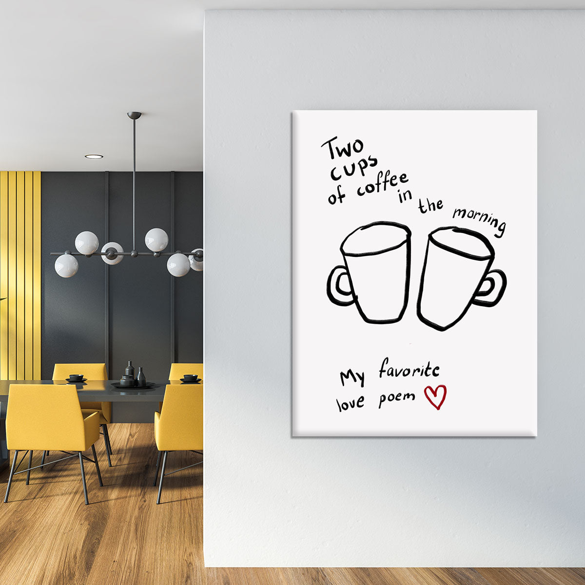 Two Cups Canvas Print or Poster - Canvas Art Rocks - 4