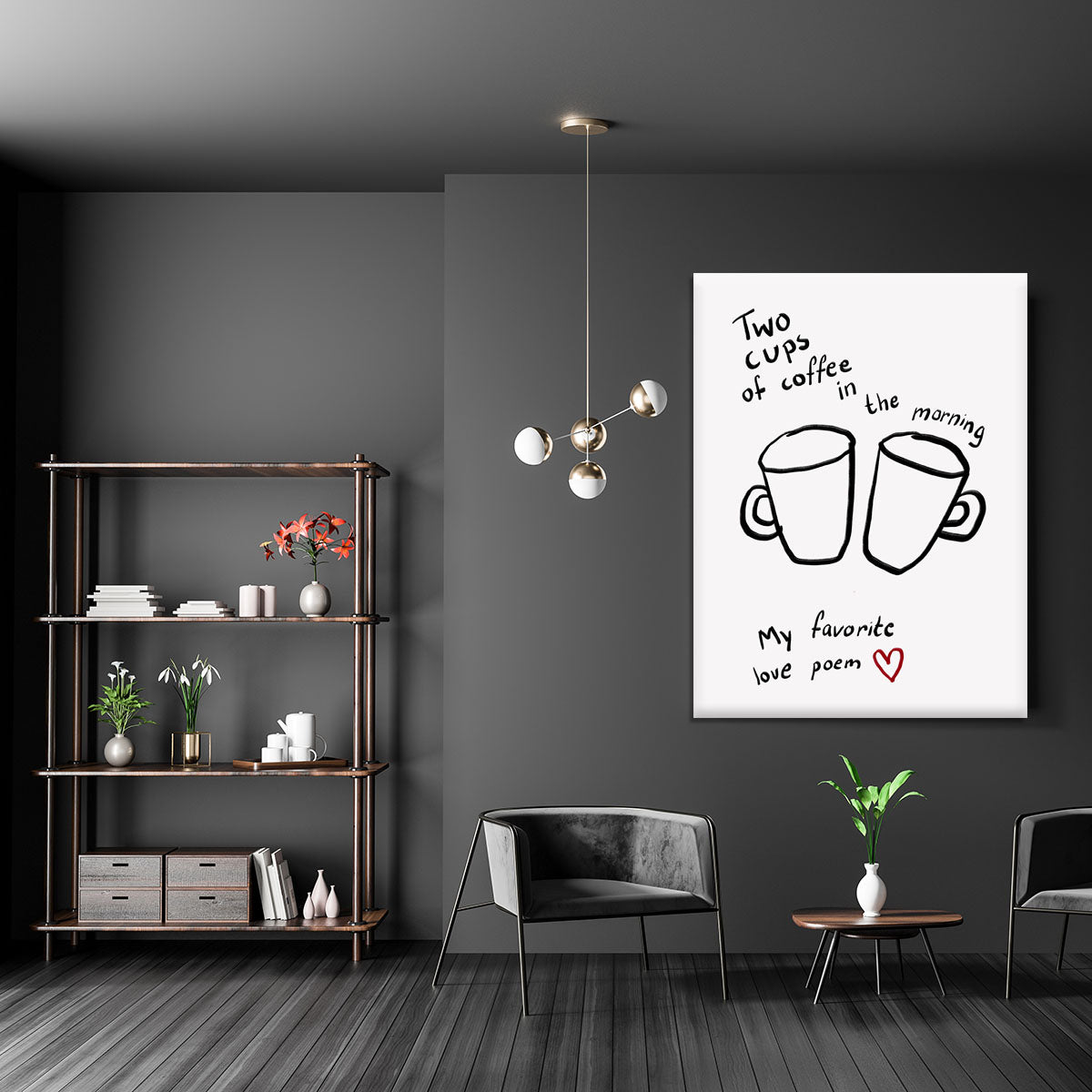 Two Cups Canvas Print or Poster - Canvas Art Rocks - 5