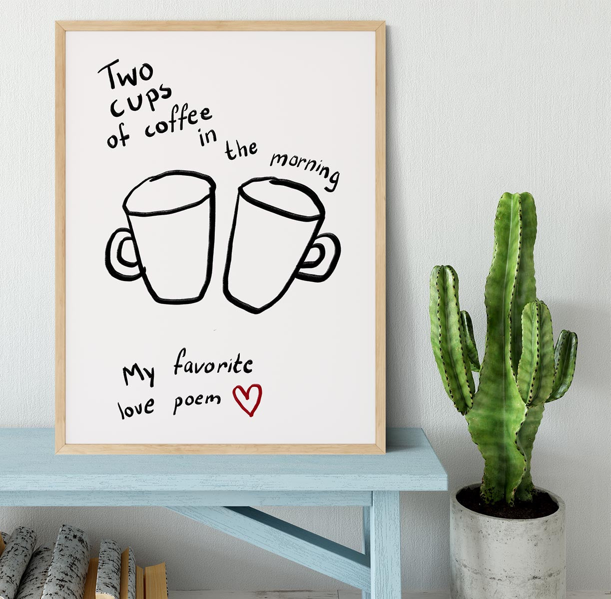 Two Cups Framed Print - Canvas Art Rocks - 4