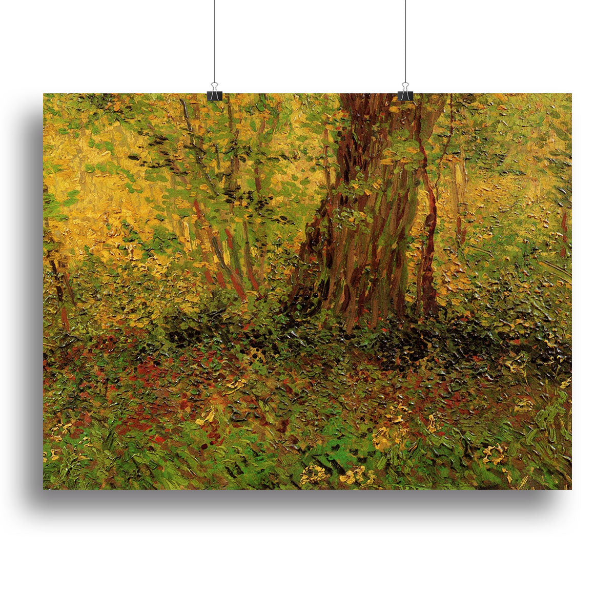 Undergrowth 2 by Van Gogh Poster - Unframed