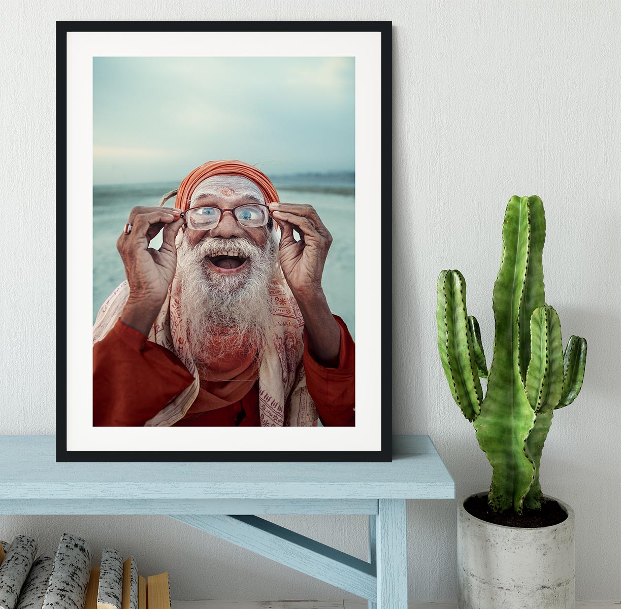 Untitled Portraits From Varanasi Framed Print - 1x - 1