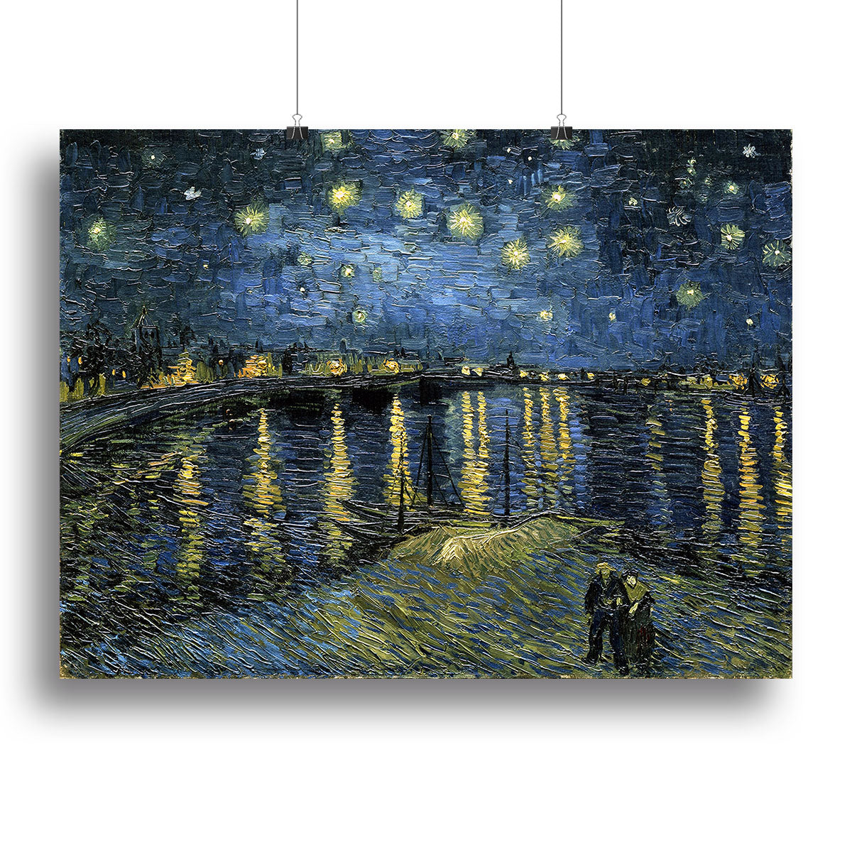 Van Gogh Starry Night over the Rhone Poster - Unframed