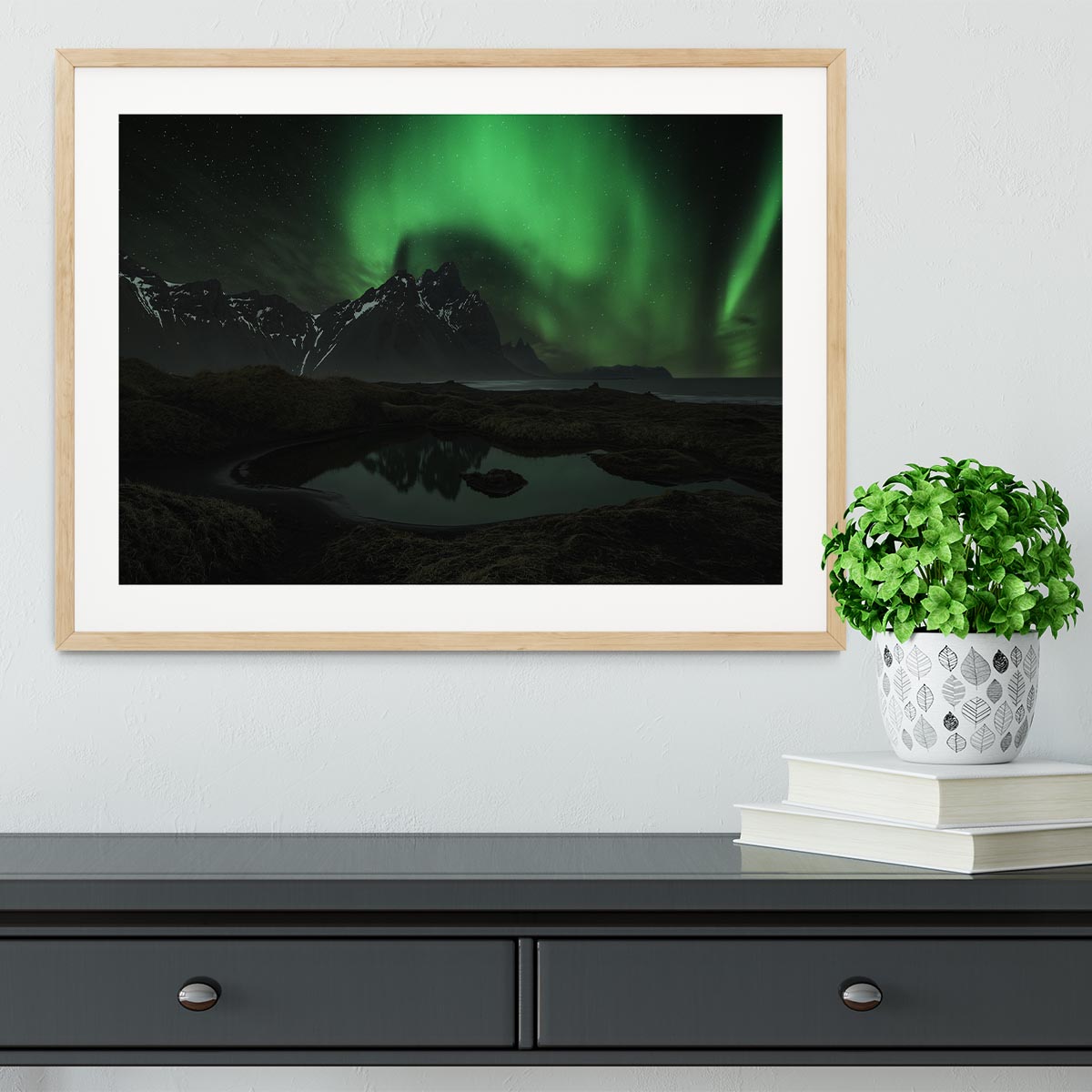 Vesturhorn Framed Print - Canvas Art Rocks - 3