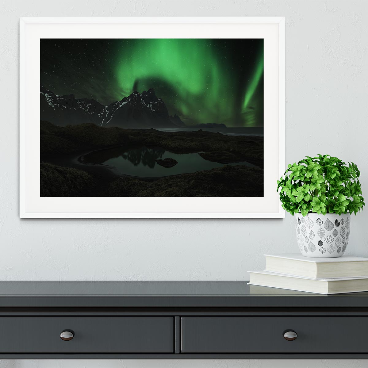 Vesturhorn Framed Print - Canvas Art Rocks - 5