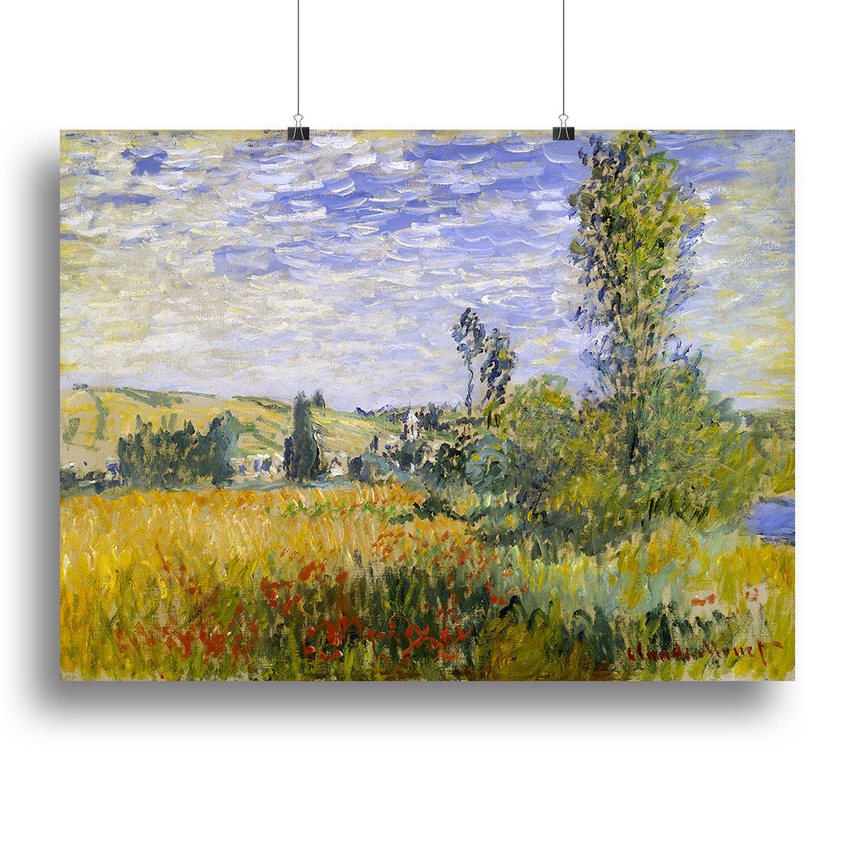 Vethueil by monet Poster - Unframed