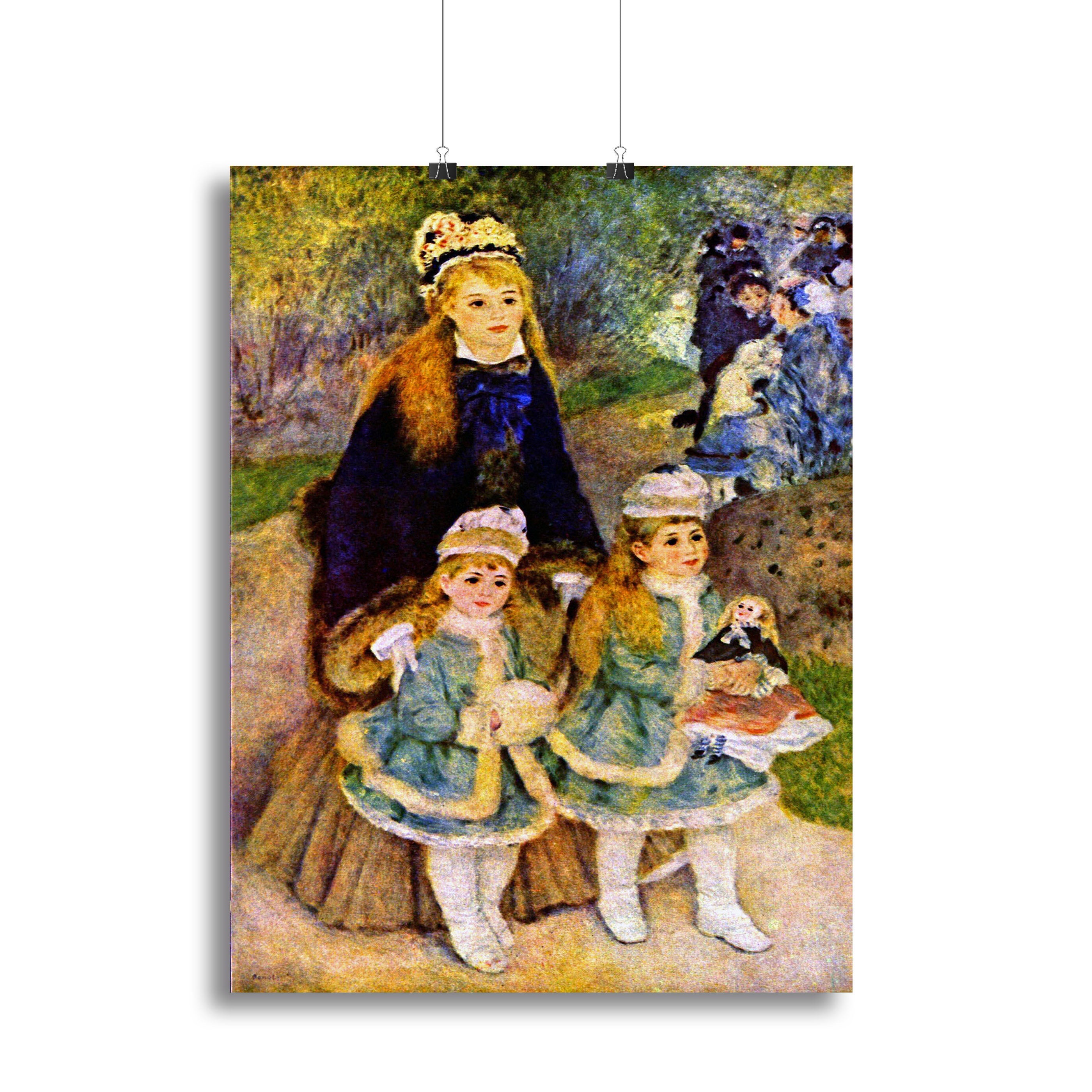 Walk 2 by Renoir Poster - Unframed