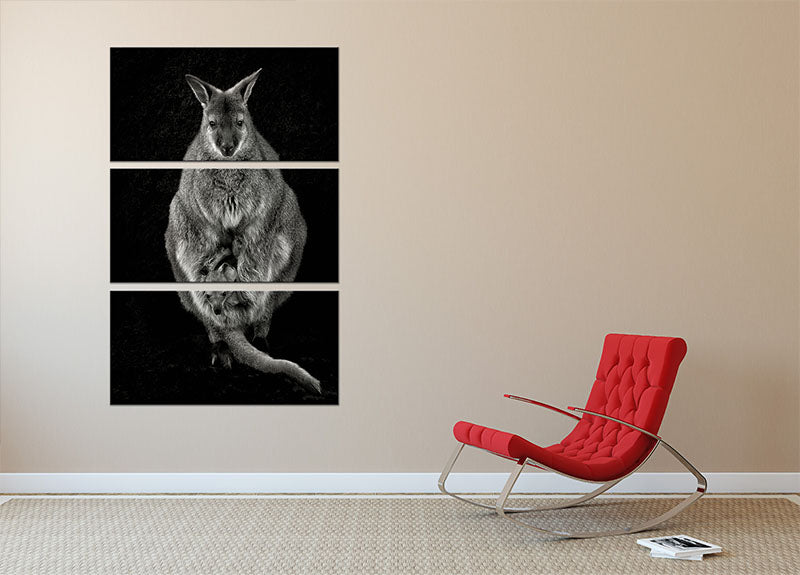 Want to emancipate 3 Split Panel Canvas Print - 1x - 2