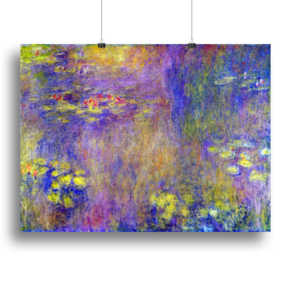 Water Lilies Yellow nirvana by Monet Poster - Unframed