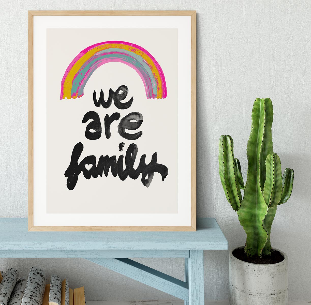 We Are Family Framed Print - 1x - 3