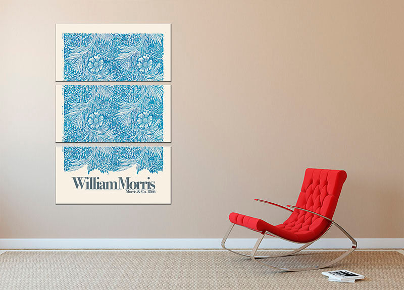 William Morris Marigold 3 Split Panel Canvas Print