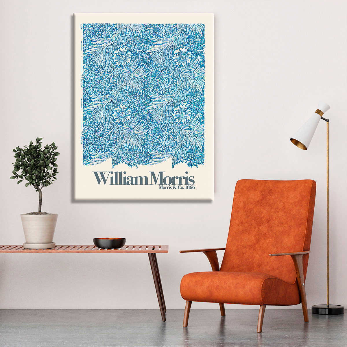 William Morris Marigold  Canvas Print or Poster