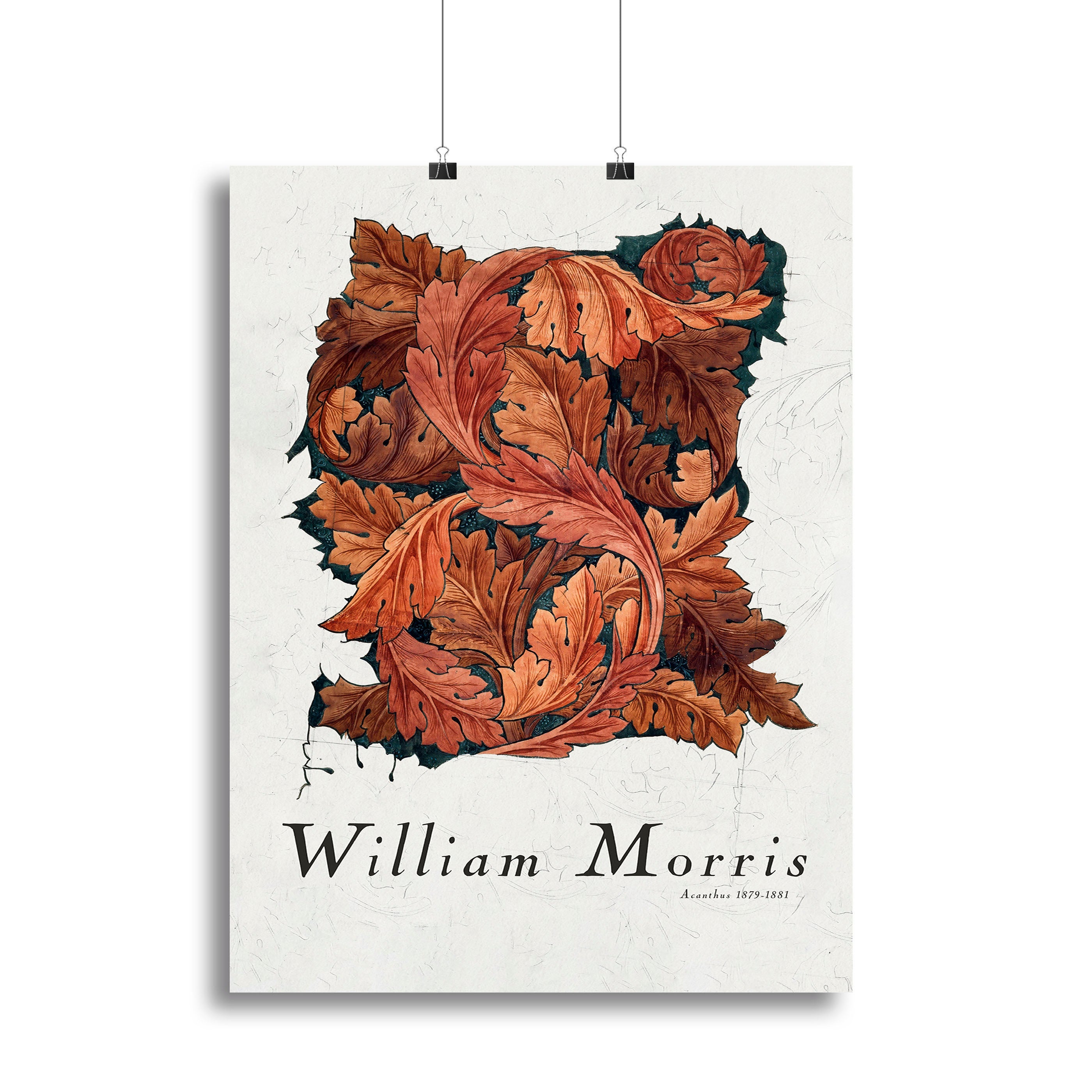 William Morris Acanthus Poster - Unframed