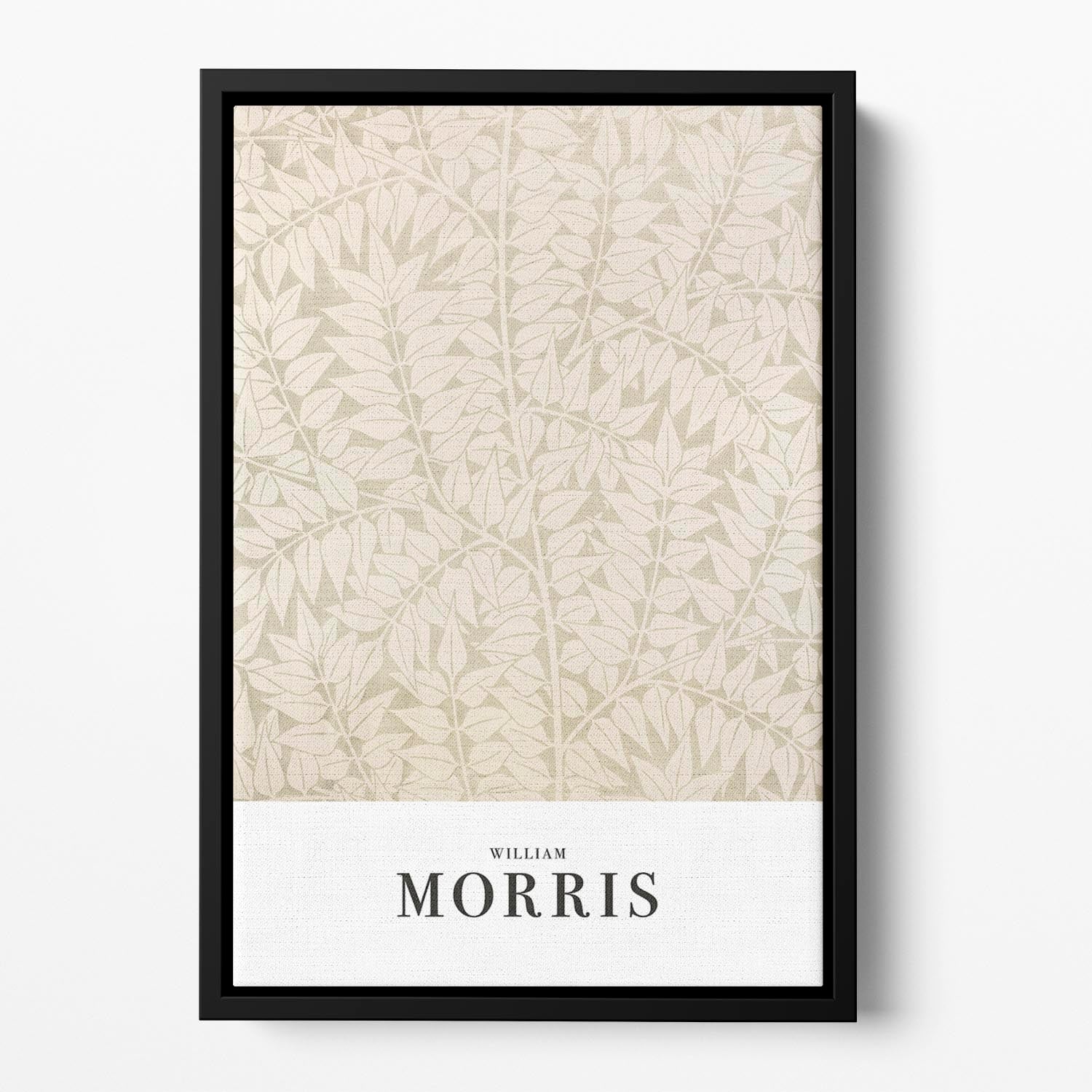 William Morris Branch Floating Framed Canvas - Canvas Art Rocks - 2