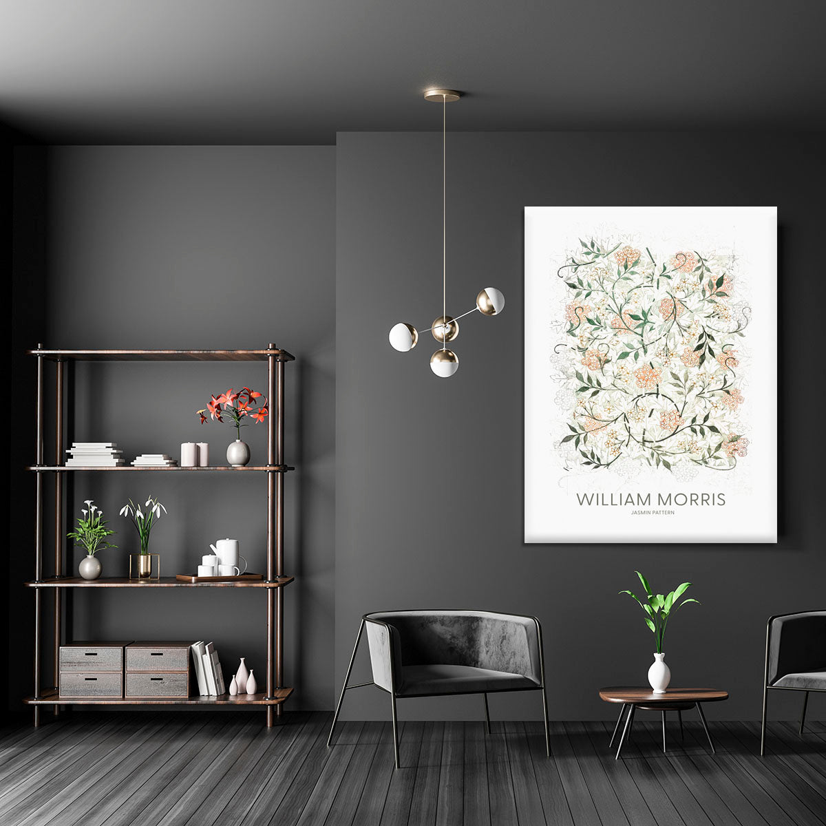 William Morris Jasmine Canvas Print or Poster - Canvas Art Rocks - 5