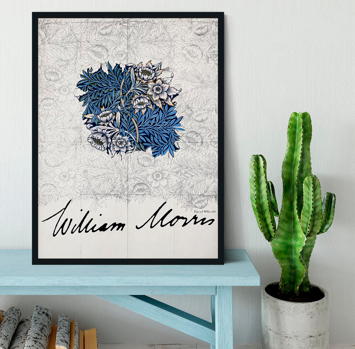 William Morris Tulip and Willow Framed Print - Canvas Art Rocks - 2